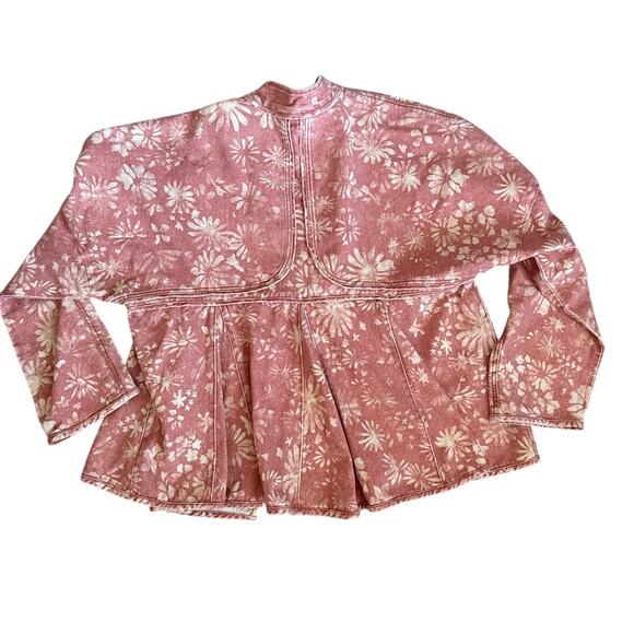 Free People Lua Bed Swing Jacket Apricot Combo Size XL - Picture 10 of 14